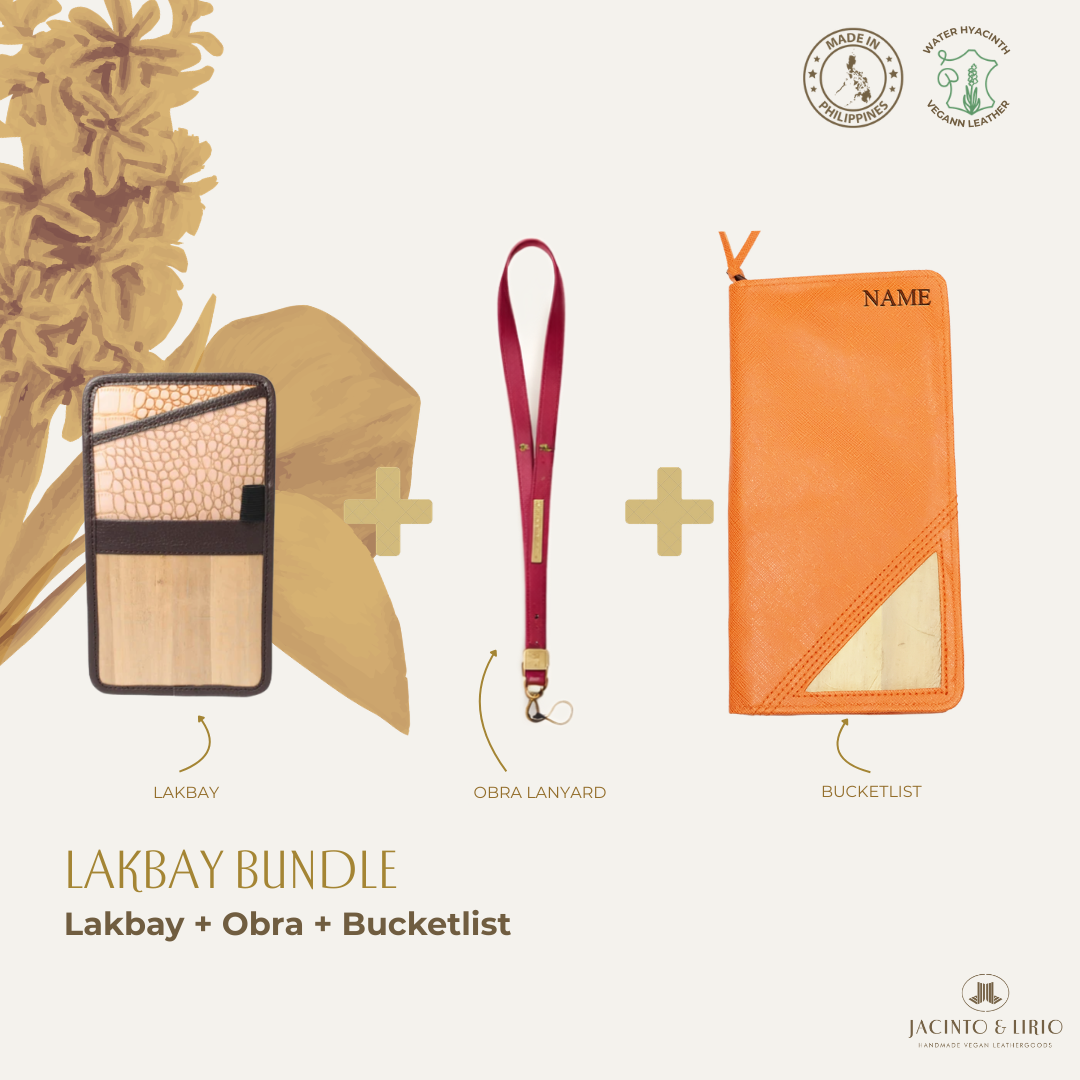 Travel Bundle – Lakbay + Obra + Bucketlist, Travel Wallet, Jacinto & Lirio, Jacinto & Lirio. - Jacinto & Lirio
