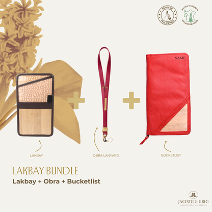 Travel Bundle – Lakbay + Obra + Bucketlist, Travel Wallet, Jacinto & Lirio, Jacinto & Lirio. - Jacinto & Lirio