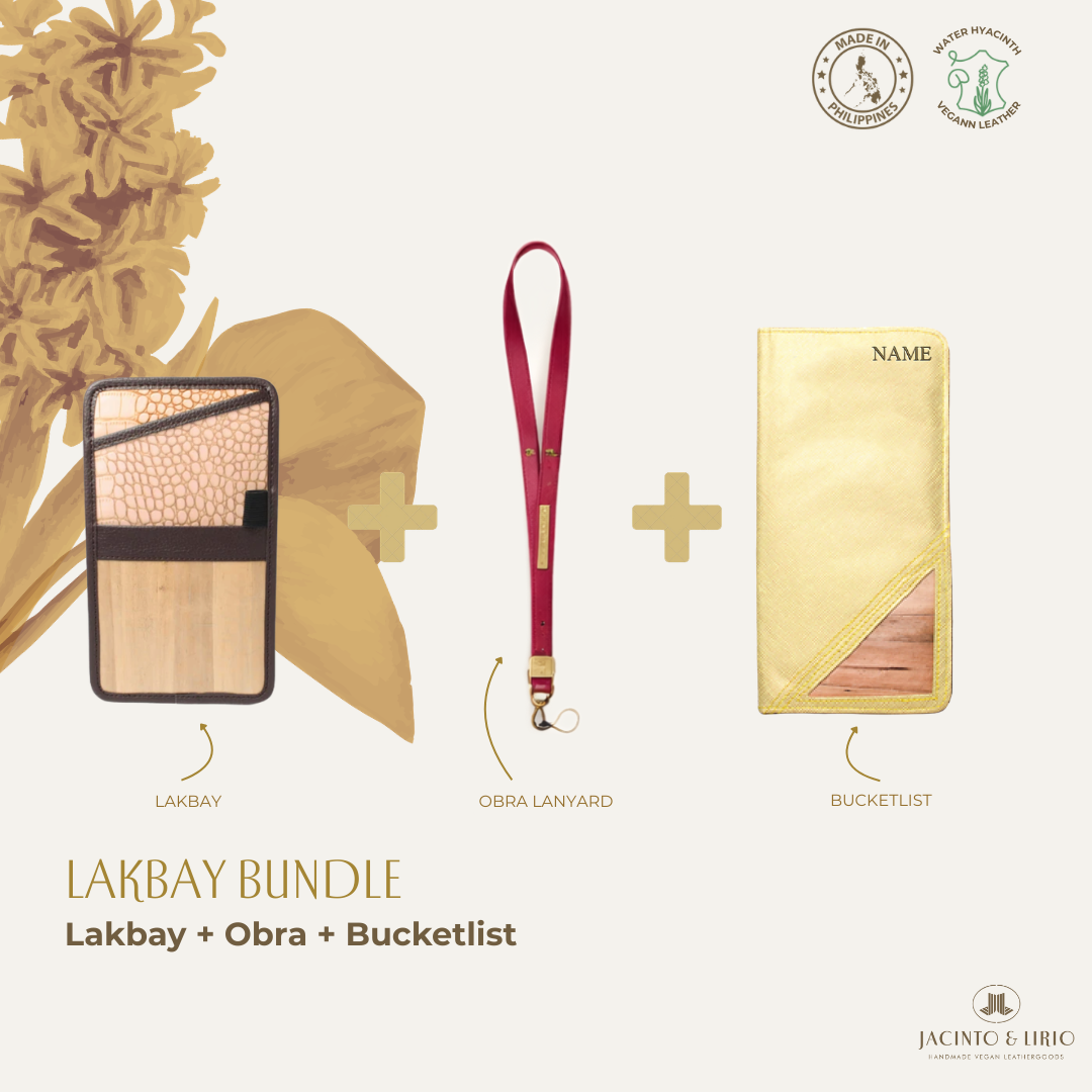 Travel Bundle – Lakbay + Obra + Bucketlist, Travel Wallet, Jacinto & Lirio, Jacinto & Lirio. - Jacinto & Lirio
