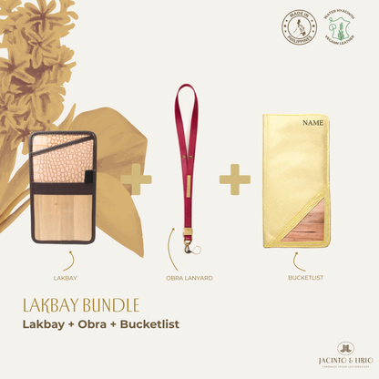Travel Bundle – Lakbay + Obra + Bucketlist, Travel Wallet, Jacinto & Lirio, Jacinto & Lirio. - Jacinto & Lirio