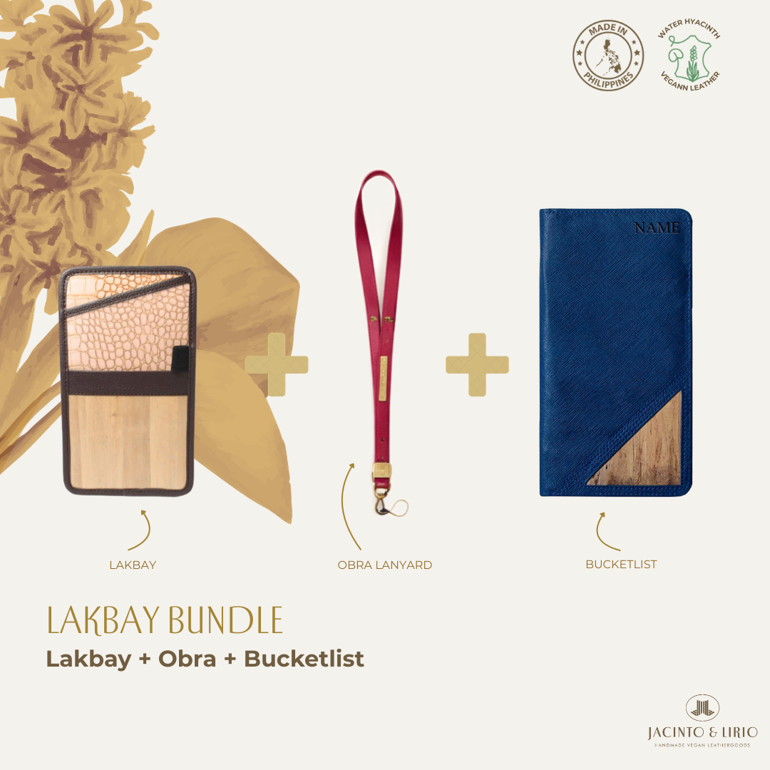 Travel Bundle – Lakbay + Obra + Bucketlist, Travel Wallet, Jacinto & Lirio, Jacinto & Lirio. - Jacinto & Lirio