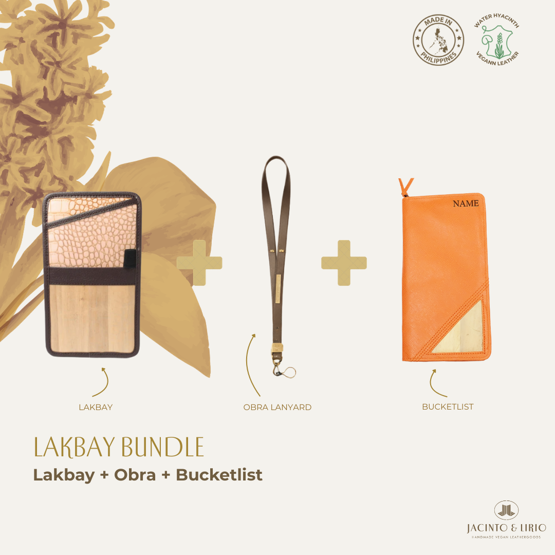 Travel Bundle – Lakbay + Obra + Bucketlist, Travel Wallet, Jacinto & Lirio, Jacinto & Lirio. - Jacinto & Lirio