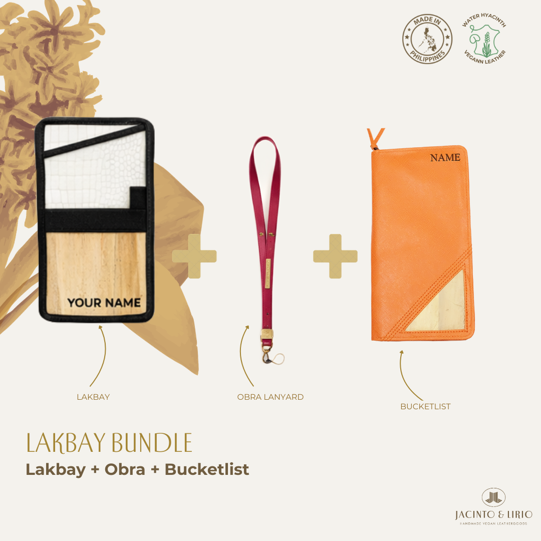 Travel Bundle – Lakbay + Obra + Bucketlist, Travel Wallet, Jacinto & Lirio, Jacinto & Lirio. - Jacinto & Lirio