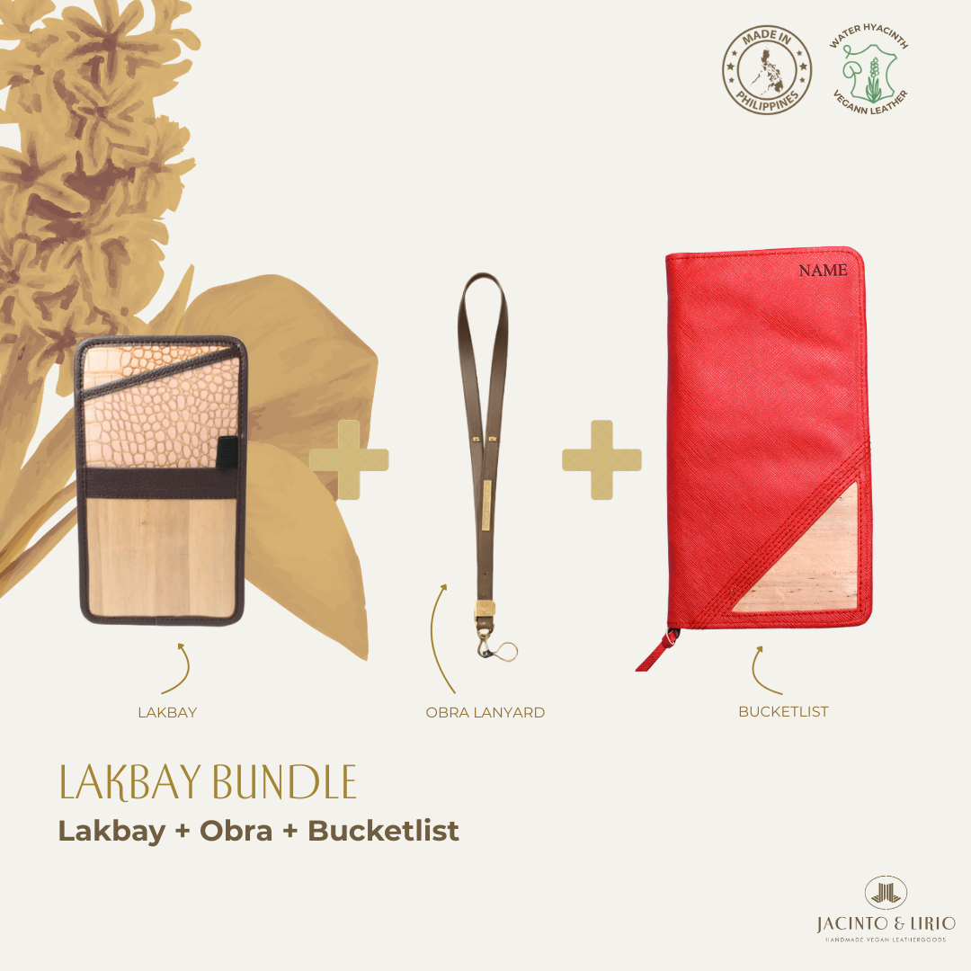 Travel Bundle – Lakbay + Obra + Bucketlist, Travel Wallet, Jacinto & Lirio, Jacinto & Lirio. - Jacinto & Lirio