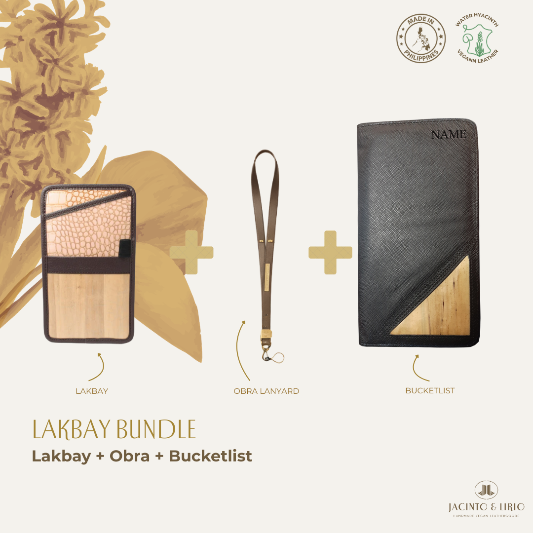 Travel Bundle – Lakbay + Obra + Bucketlist, Travel Wallet, Jacinto & Lirio, Jacinto & Lirio. - Jacinto & Lirio