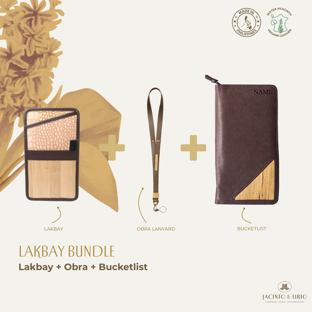 Travel Bundle – Lakbay + Obra + Bucketlist, Travel Wallet, Jacinto & Lirio, Jacinto & Lirio. - Jacinto & Lirio