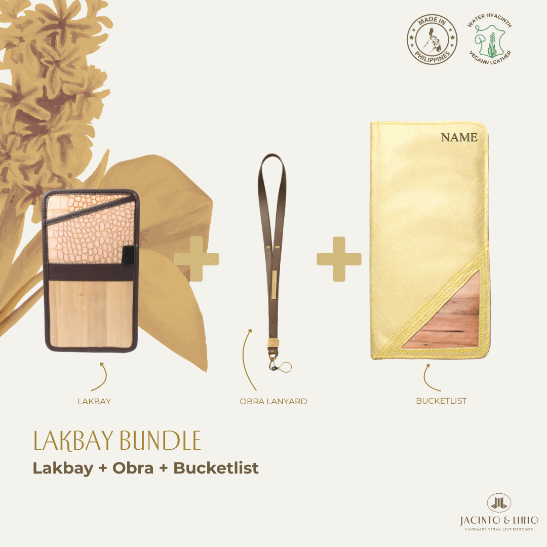 Travel Bundle – Lakbay + Obra + Bucketlist, Travel Wallet, Jacinto & Lirio, Jacinto & Lirio. - Jacinto & Lirio