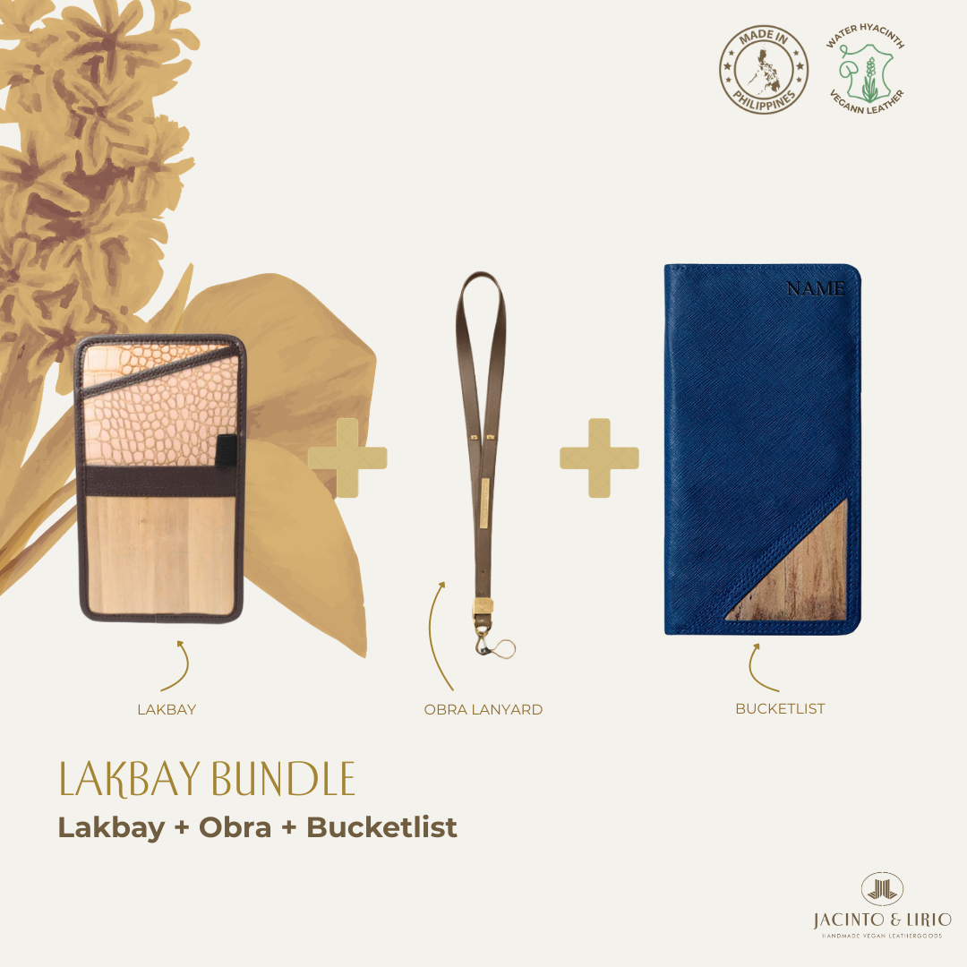 Travel Bundle – Lakbay + Obra + Bucketlist, Travel Wallet, Jacinto & Lirio, Jacinto & Lirio. - Jacinto & Lirio