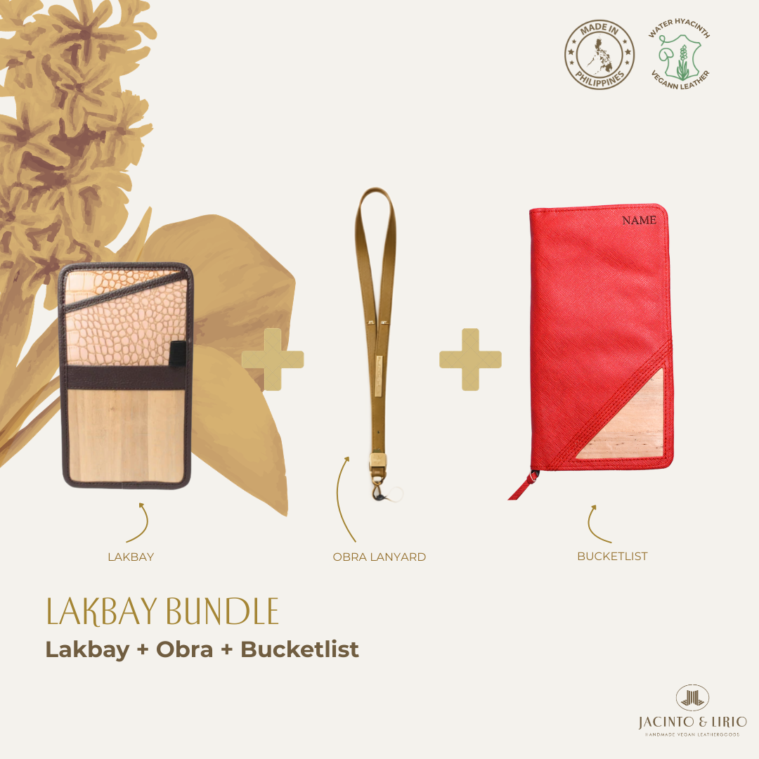 Travel Bundle – Lakbay + Obra + Bucketlist, Travel Wallet, Jacinto & Lirio, Jacinto & Lirio. - Jacinto & Lirio