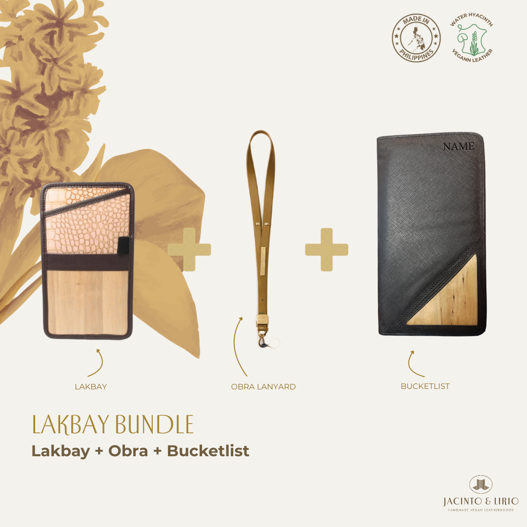 Travel Bundle – Lakbay + Obra + Bucketlist, Travel Wallet, Jacinto & Lirio, Jacinto & Lirio. - Jacinto & Lirio