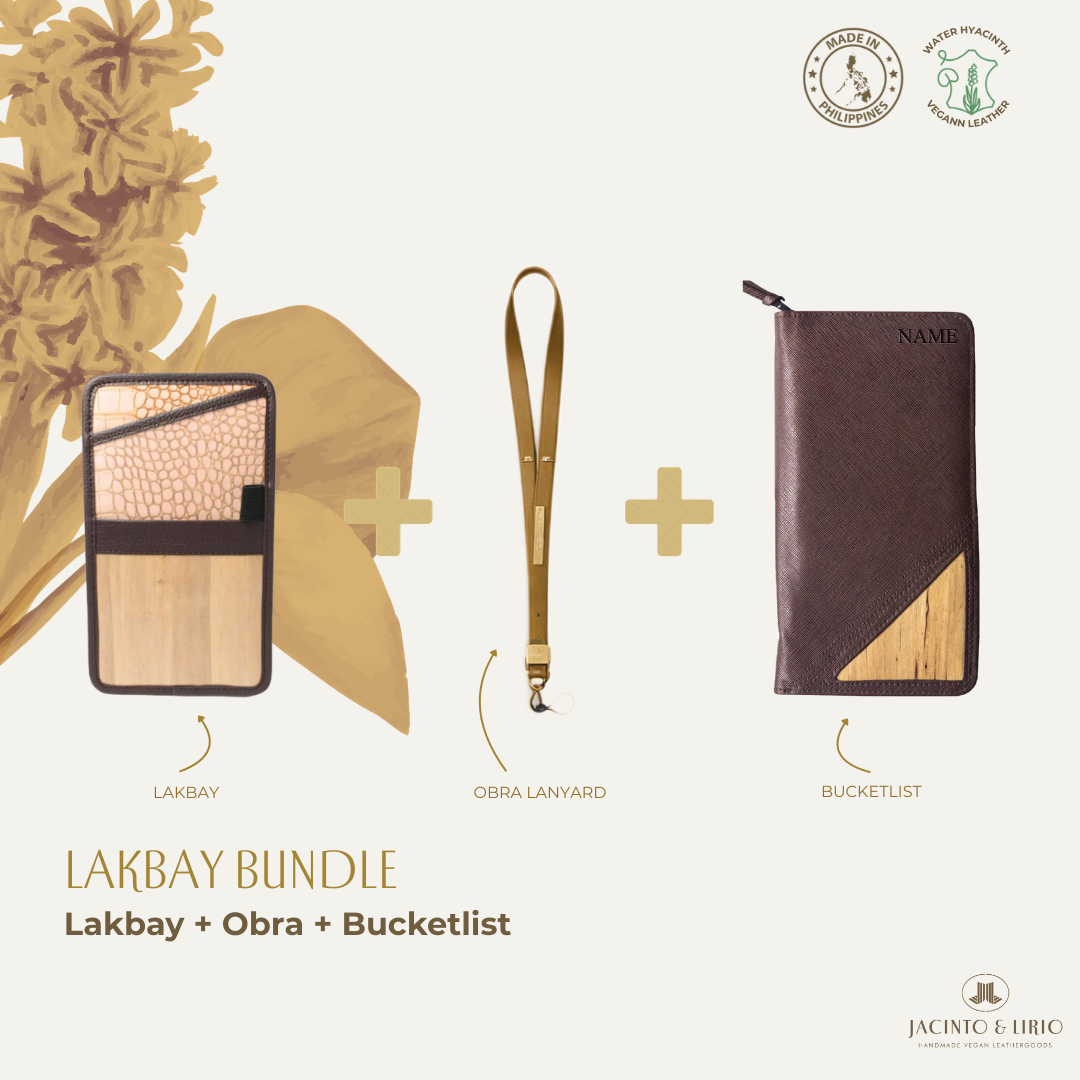 Travel Bundle – Lakbay + Obra + Bucketlist, Travel Wallet, Jacinto & Lirio, Jacinto & Lirio. - Jacinto & Lirio