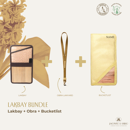 Travel Bundle – Lakbay + Obra + Bucketlist, Travel Wallet, Jacinto & Lirio, Jacinto & Lirio. - Jacinto & Lirio