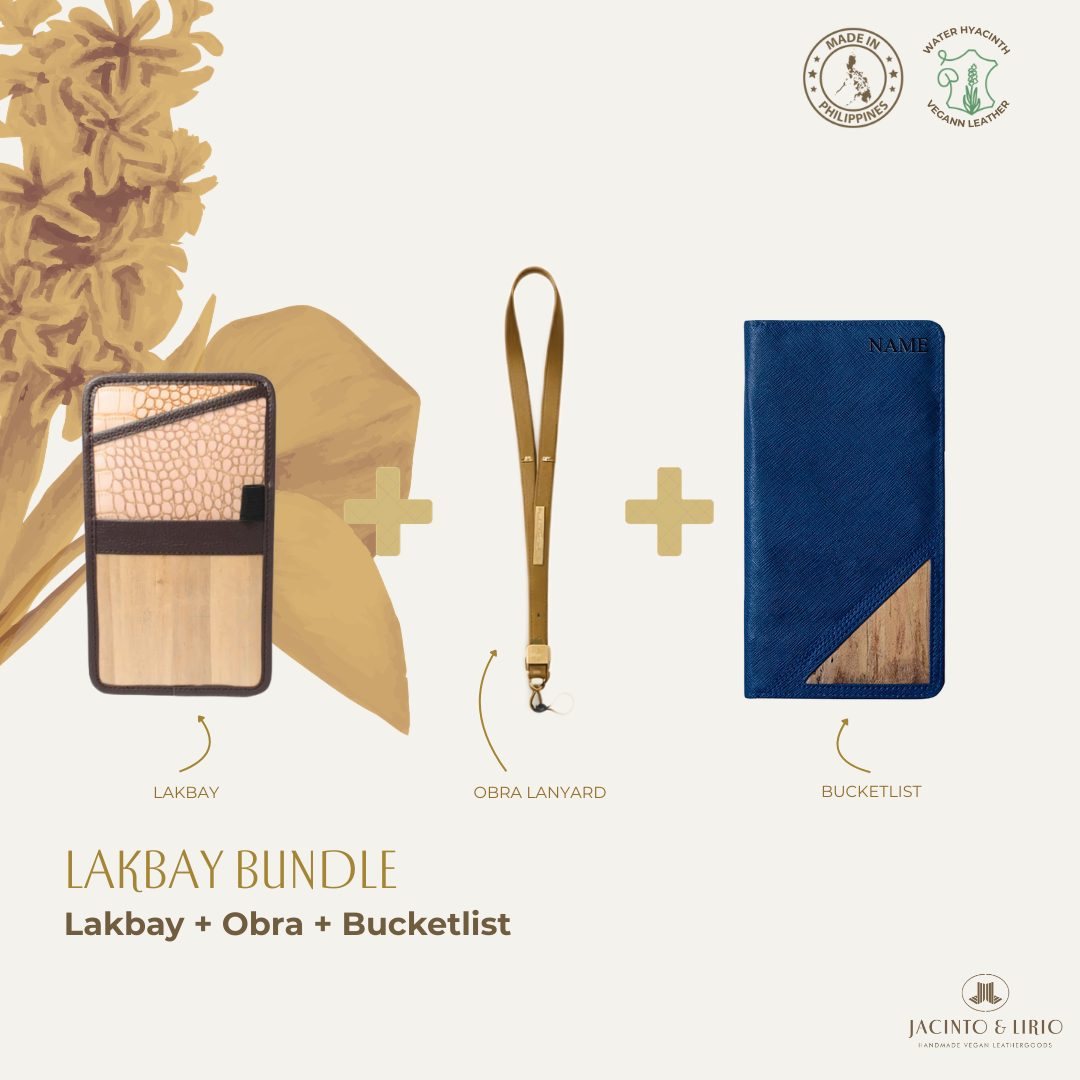 Travel Bundle – Lakbay + Obra + Bucketlist, Travel Wallet, Jacinto & Lirio, Jacinto & Lirio. - Jacinto & Lirio