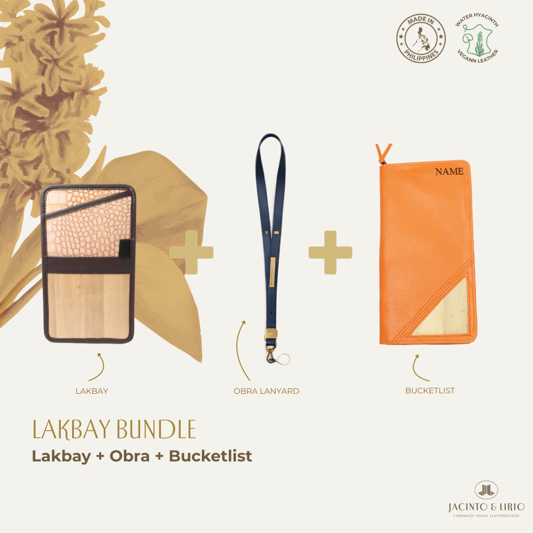 Travel Bundle – Lakbay + Obra + Bucketlist, Travel Wallet, Jacinto & Lirio, Jacinto & Lirio. - Jacinto & Lirio