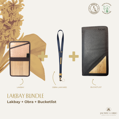Travel Bundle – Lakbay + Obra + Bucketlist, Travel Wallet, Jacinto & Lirio, Jacinto & Lirio. - Jacinto & Lirio