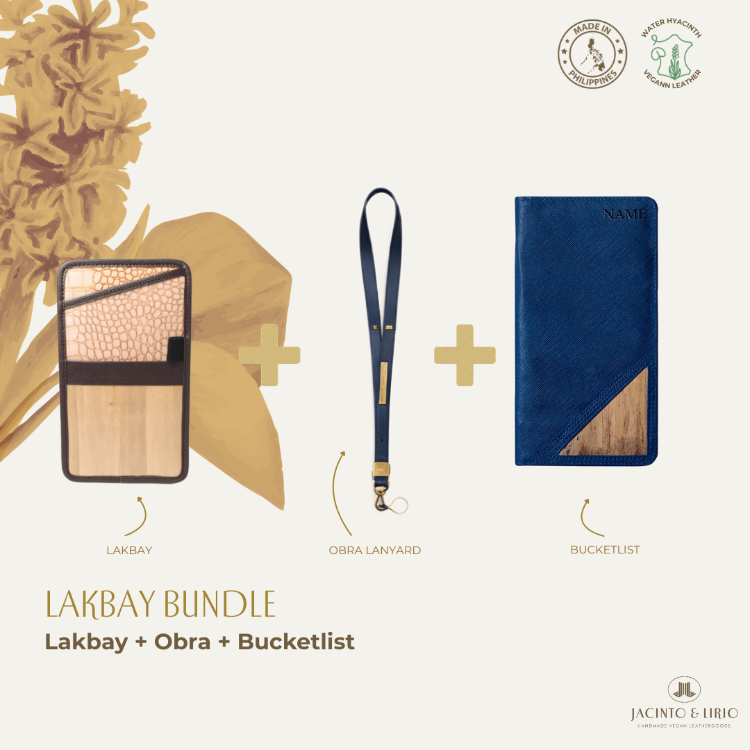 Travel Bundle – Lakbay + Obra + Bucketlist, Travel Wallet, Jacinto & Lirio, Jacinto & Lirio. - Jacinto & Lirio