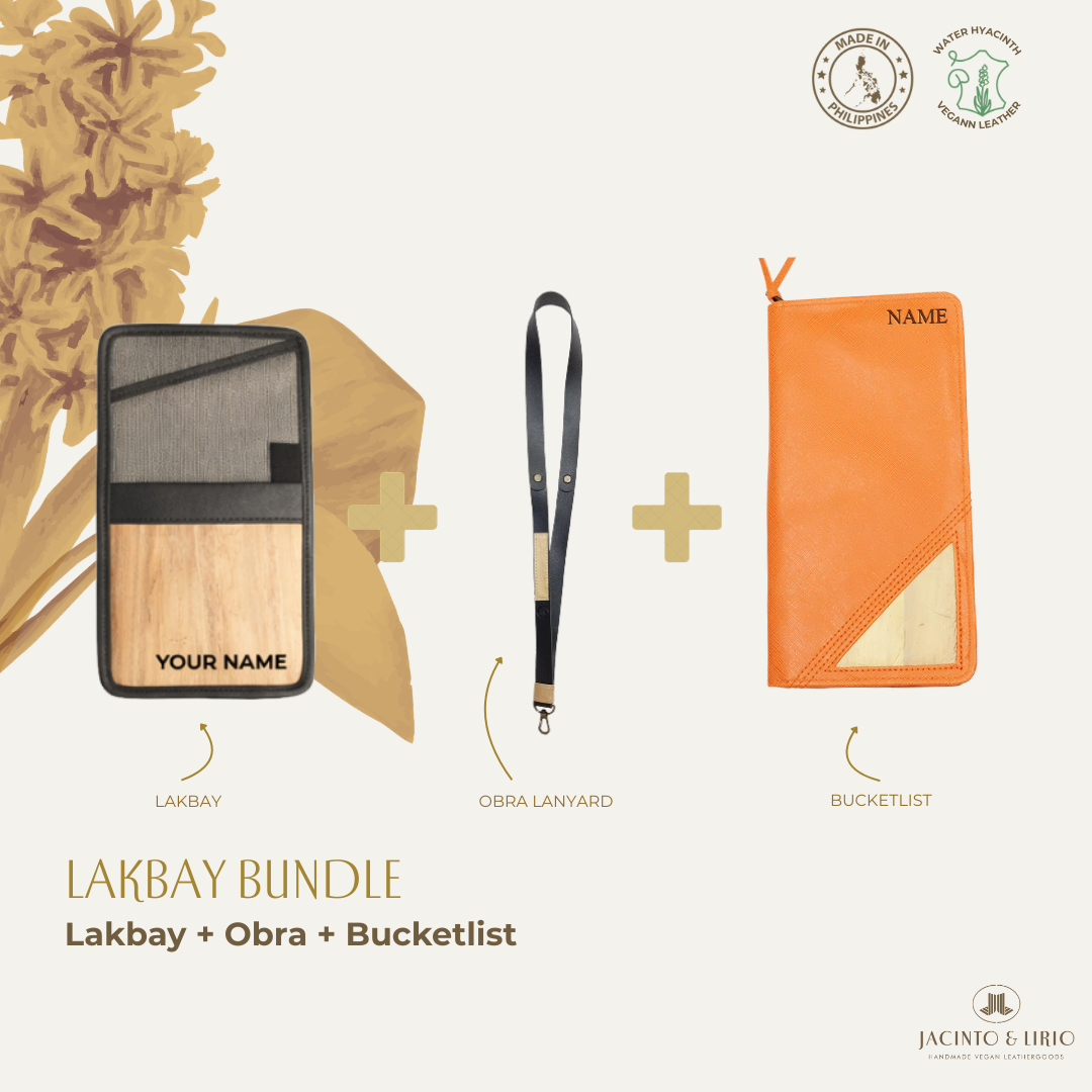 Travel Bundle – Lakbay + Obra + Bucketlist, Travel Wallet, Jacinto & Lirio, Jacinto & Lirio. - Jacinto & Lirio