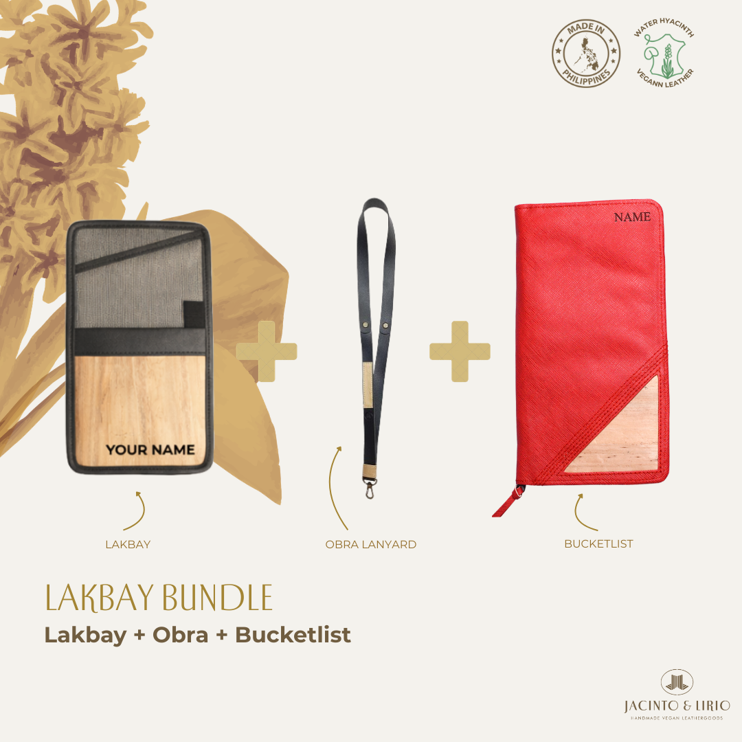 Travel Bundle – Lakbay + Obra + Bucketlist, Travel Wallet, Jacinto & Lirio, Jacinto & Lirio. - Jacinto & Lirio