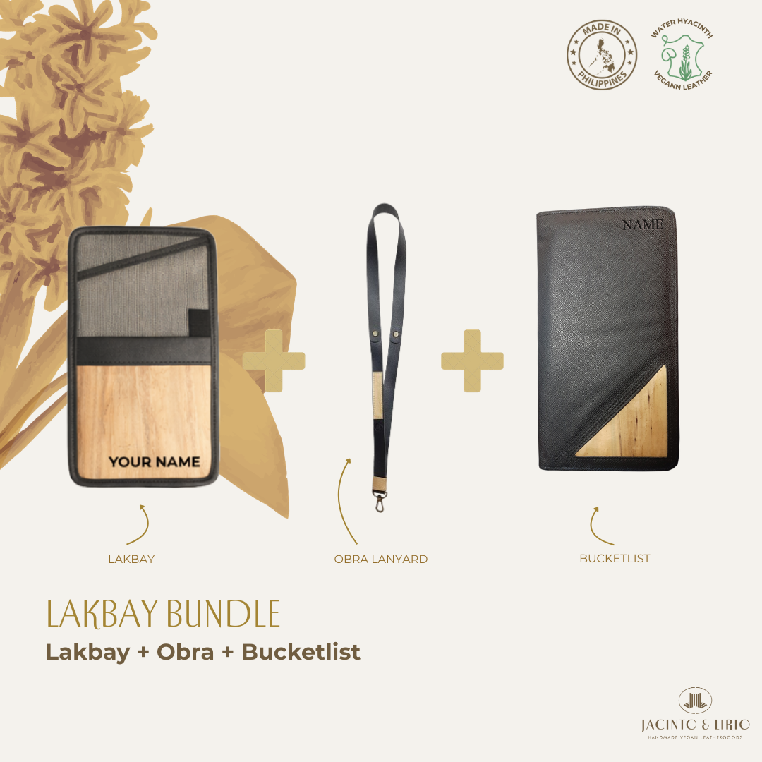 Travel Bundle – Lakbay + Obra + Bucketlist, Travel Wallet, Jacinto & Lirio, Jacinto & Lirio. - Jacinto & Lirio