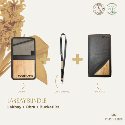 Travel Bundle – Lakbay + Obra + Bucketlist, Travel Wallet, Jacinto & Lirio, Jacinto & Lirio. - Jacinto & Lirio