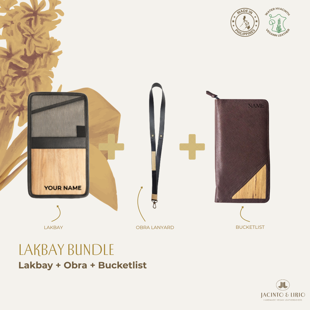 Travel Bundle – Lakbay + Obra + Bucketlist, Travel Wallet, Jacinto & Lirio, Jacinto & Lirio. - Jacinto & Lirio