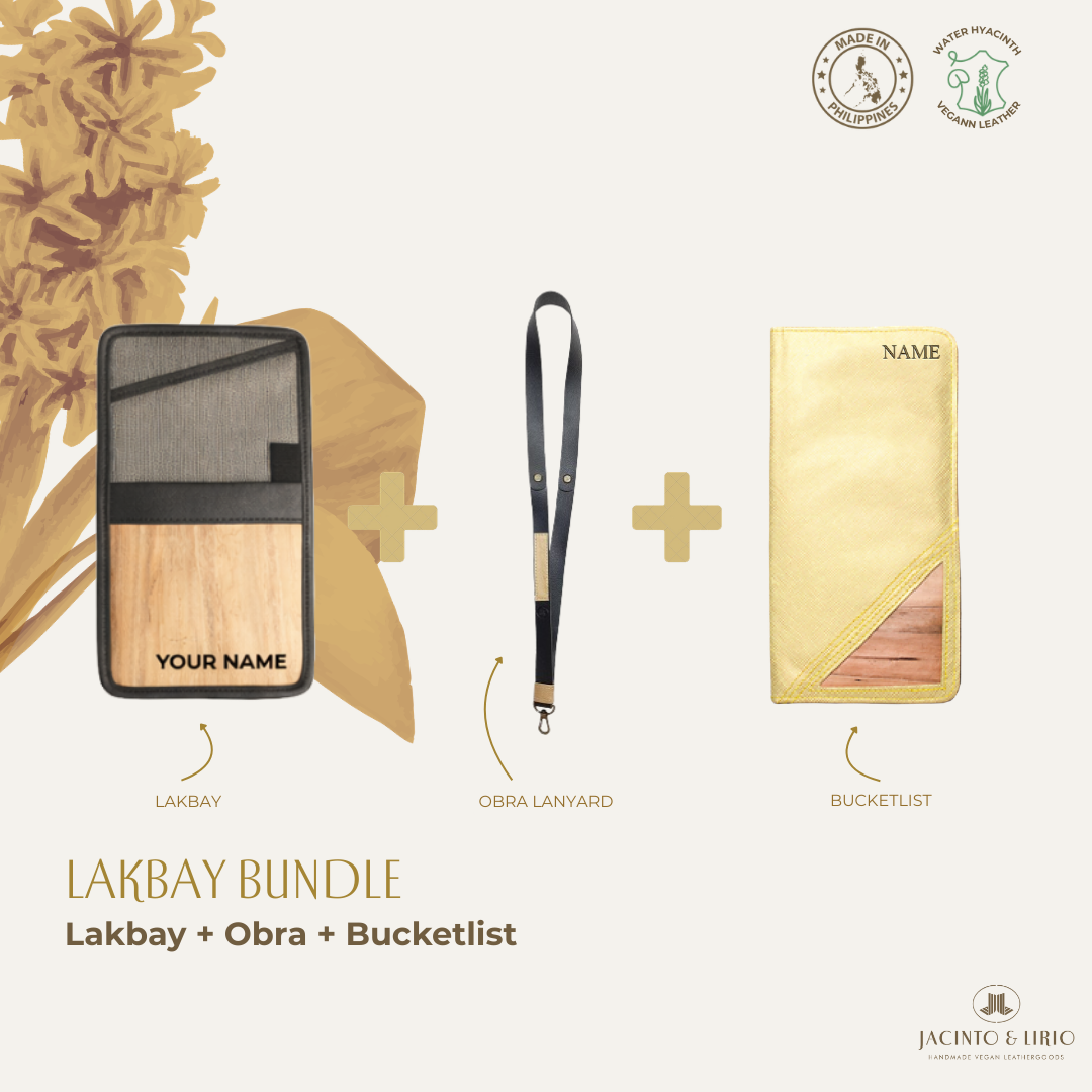 Travel Bundle – Lakbay + Obra + Bucketlist, Travel Wallet, Jacinto & Lirio, Jacinto & Lirio. - Jacinto & Lirio