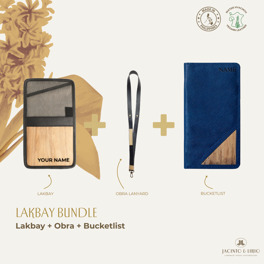 Travel Bundle – Lakbay + Obra + Bucketlist, Travel Wallet, Jacinto & Lirio, Jacinto & Lirio. - Jacinto & Lirio