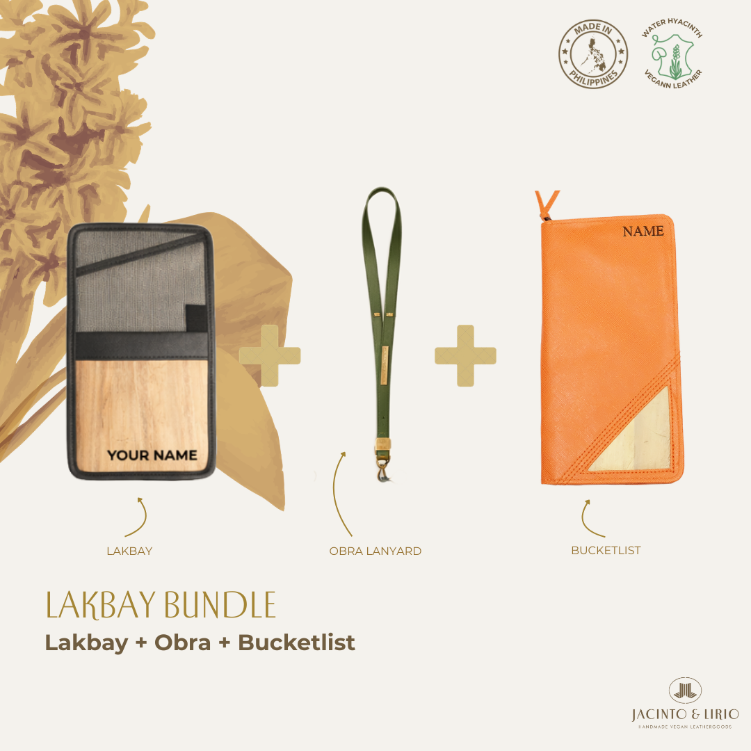 Travel Bundle – Lakbay + Obra + Bucketlist, Travel Wallet, Jacinto & Lirio, Jacinto & Lirio. - Jacinto & Lirio