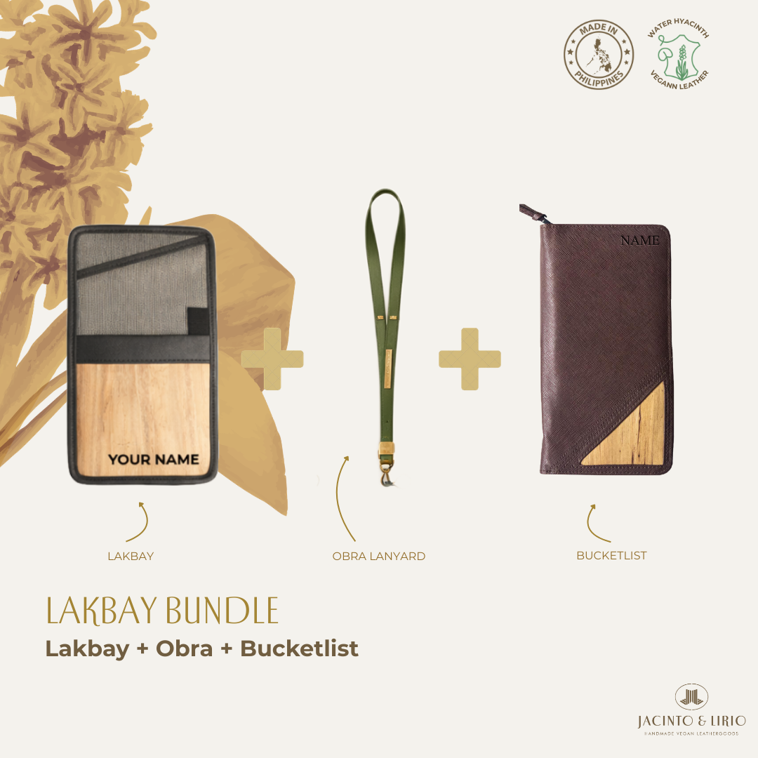 Travel Bundle – Lakbay + Obra + Bucketlist, Travel Wallet, Jacinto & Lirio, Jacinto & Lirio. - Jacinto & Lirio