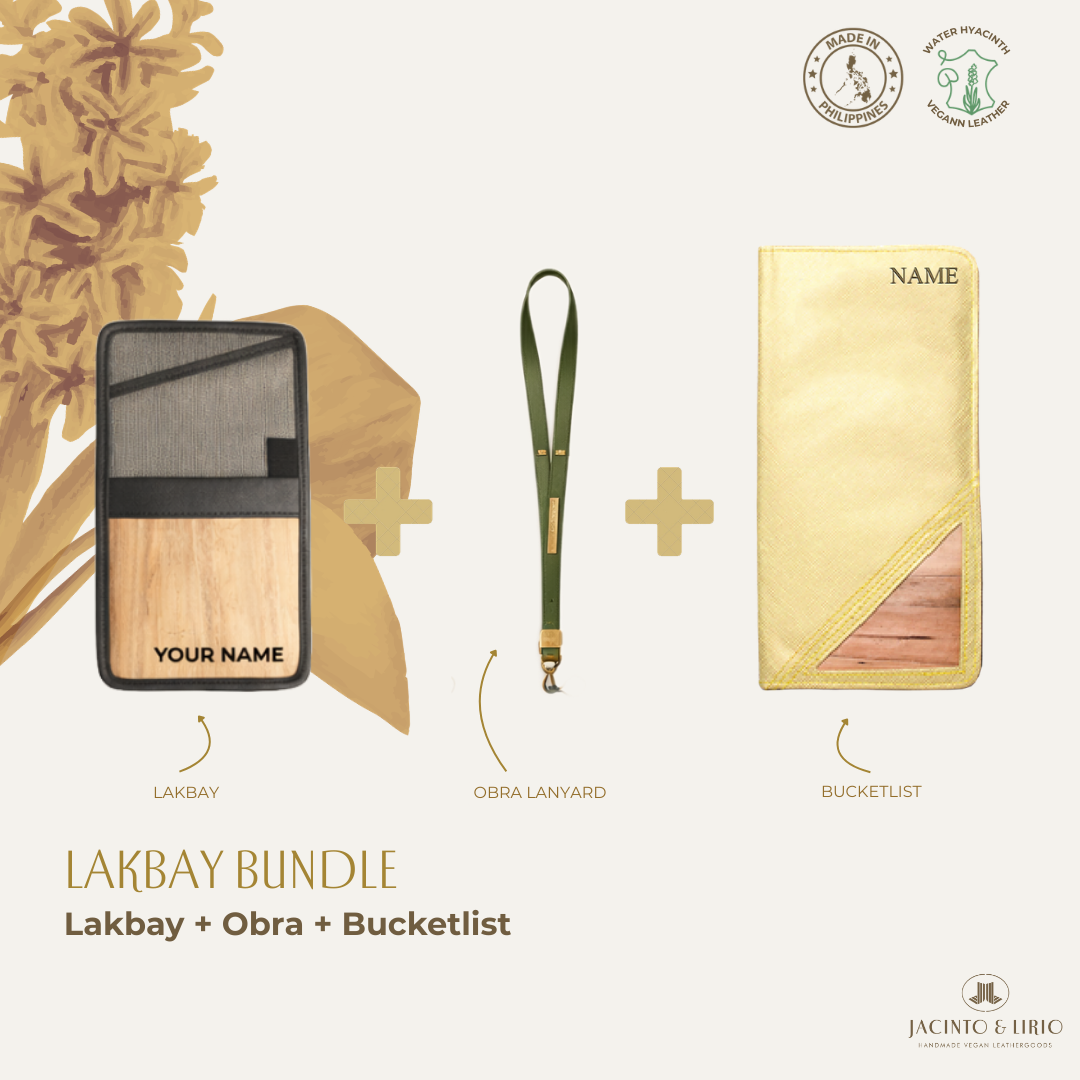 Travel Bundle – Lakbay + Obra + Bucketlist, Travel Wallet, Jacinto & Lirio, Jacinto & Lirio. - Jacinto & Lirio