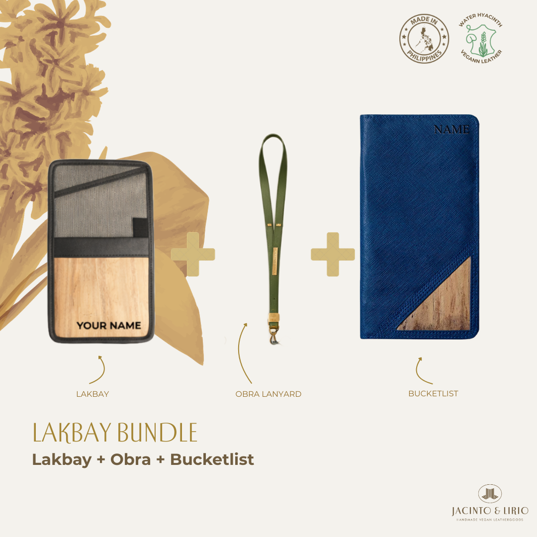 Travel Bundle – Lakbay + Obra + Bucketlist, Travel Wallet, Jacinto & Lirio, Jacinto & Lirio. - Jacinto & Lirio