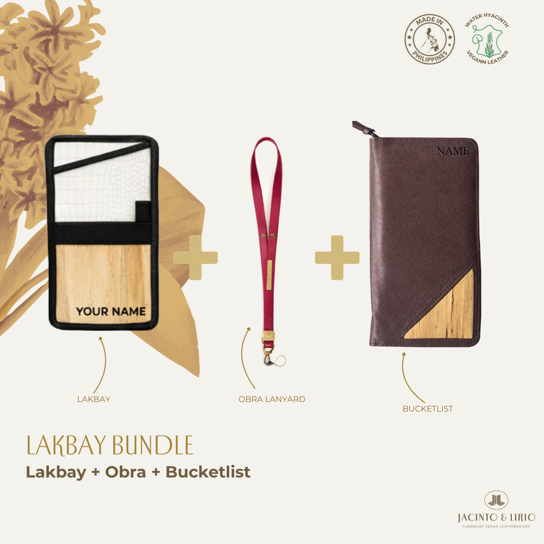 Travel Bundle – Lakbay + Obra + Bucketlist, Travel Wallet, Jacinto & Lirio, Jacinto & Lirio. - Jacinto & Lirio
