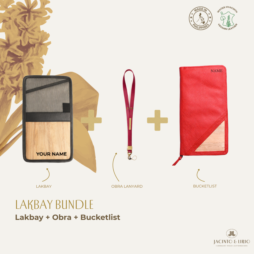 Travel Bundle – Lakbay + Obra + Bucketlist, Travel Wallet, Jacinto & Lirio, Jacinto & Lirio. - Jacinto & Lirio