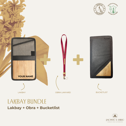 Travel Bundle – Lakbay + Obra + Bucketlist, Travel Wallet, Jacinto & Lirio, Jacinto & Lirio. - Jacinto & Lirio