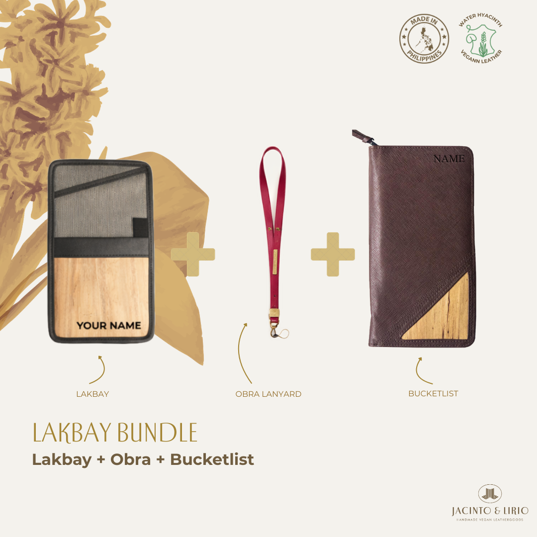 Travel Bundle – Lakbay + Obra + Bucketlist, Travel Wallet, Jacinto & Lirio, Jacinto & Lirio. - Jacinto & Lirio