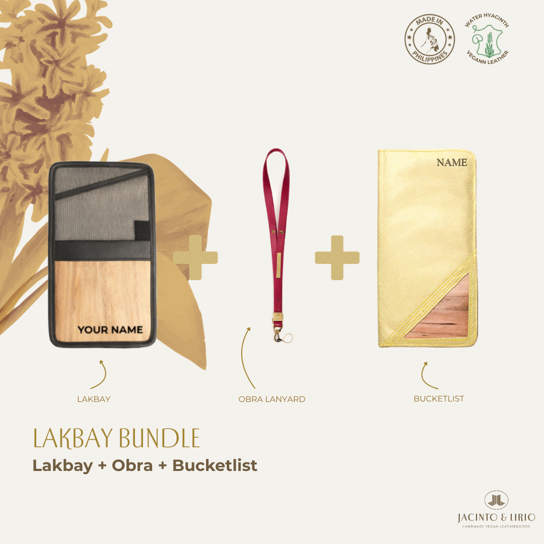Travel Bundle – Lakbay + Obra + Bucketlist, Travel Wallet, Jacinto & Lirio, Jacinto & Lirio. - Jacinto & Lirio