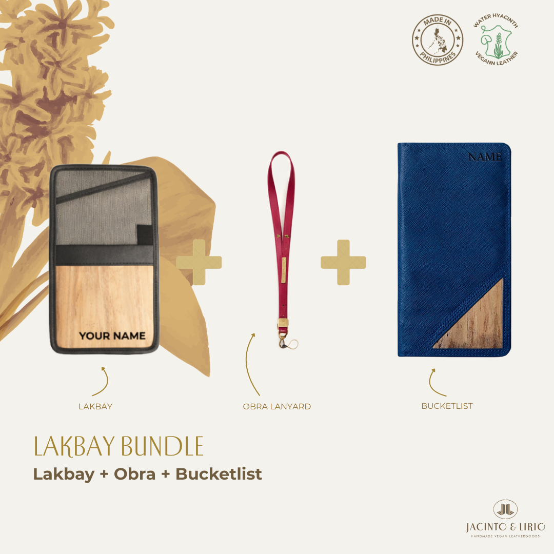 Travel Bundle – Lakbay + Obra + Bucketlist, Travel Wallet, Jacinto & Lirio, Jacinto & Lirio. - Jacinto & Lirio