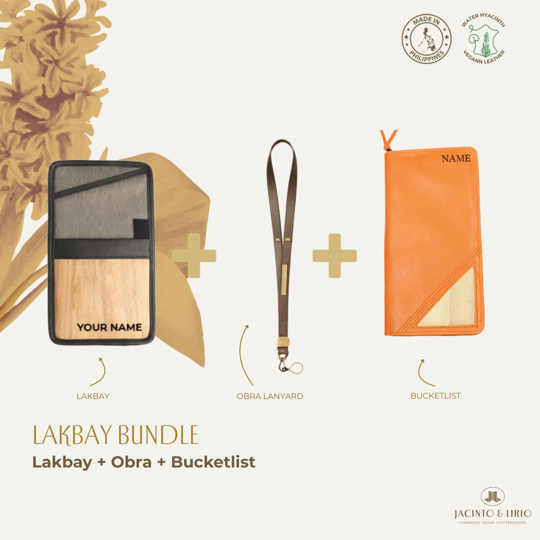 Travel Bundle – Lakbay + Obra + Bucketlist, Travel Wallet, Jacinto & Lirio, Jacinto & Lirio. - Jacinto & Lirio