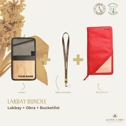 Travel Bundle – Lakbay + Obra + Bucketlist, Travel Wallet, Jacinto & Lirio, Jacinto & Lirio. - Jacinto & Lirio