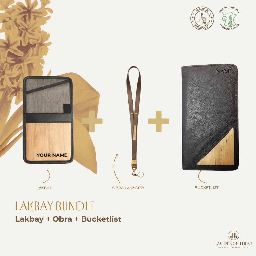 Travel Bundle – Lakbay + Obra + Bucketlist, Travel Wallet, Jacinto & Lirio, Jacinto & Lirio. - Jacinto & Lirio
