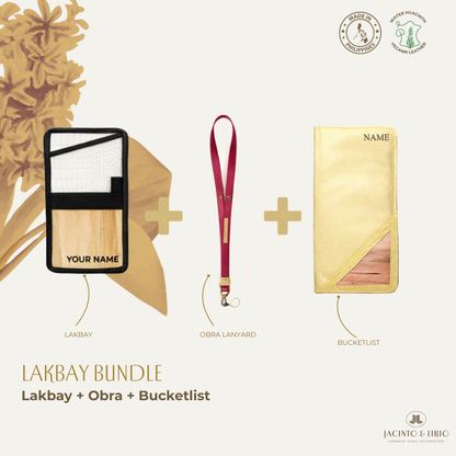 Travel Bundle – Lakbay + Obra + Bucketlist, Travel Wallet, Jacinto & Lirio, Jacinto & Lirio. - Jacinto & Lirio