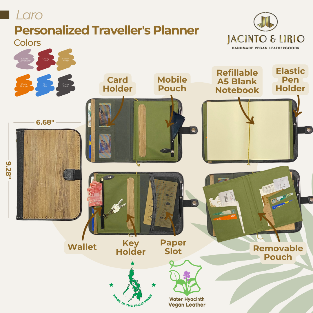 Laró A5 Undated Refillable Traveler’s Notebook