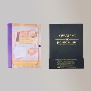 Pinto Medium Personalizable Passport Holder or Refillable Vegan Leather Journal + 1pc Gift Box Packaging Bundle - Jacinto & Lirio