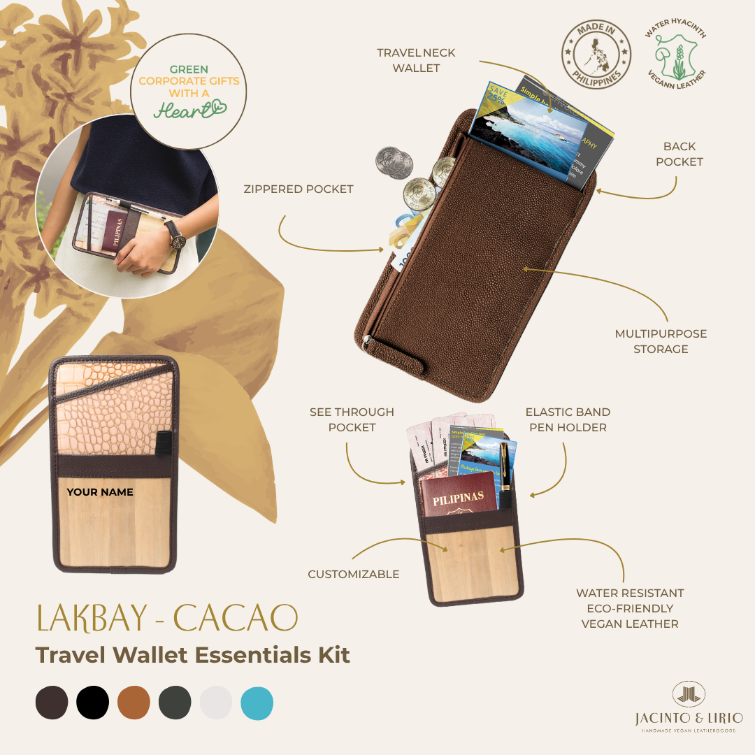 Travel Bundle – Lakbay + Obra + Bucketlist, Travel Wallet, Jacinto & Lirio, Jacinto & Lirio. - Jacinto & Lirio