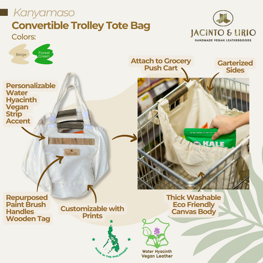 Kanyamaso Convertible Trolley Tote Bag
