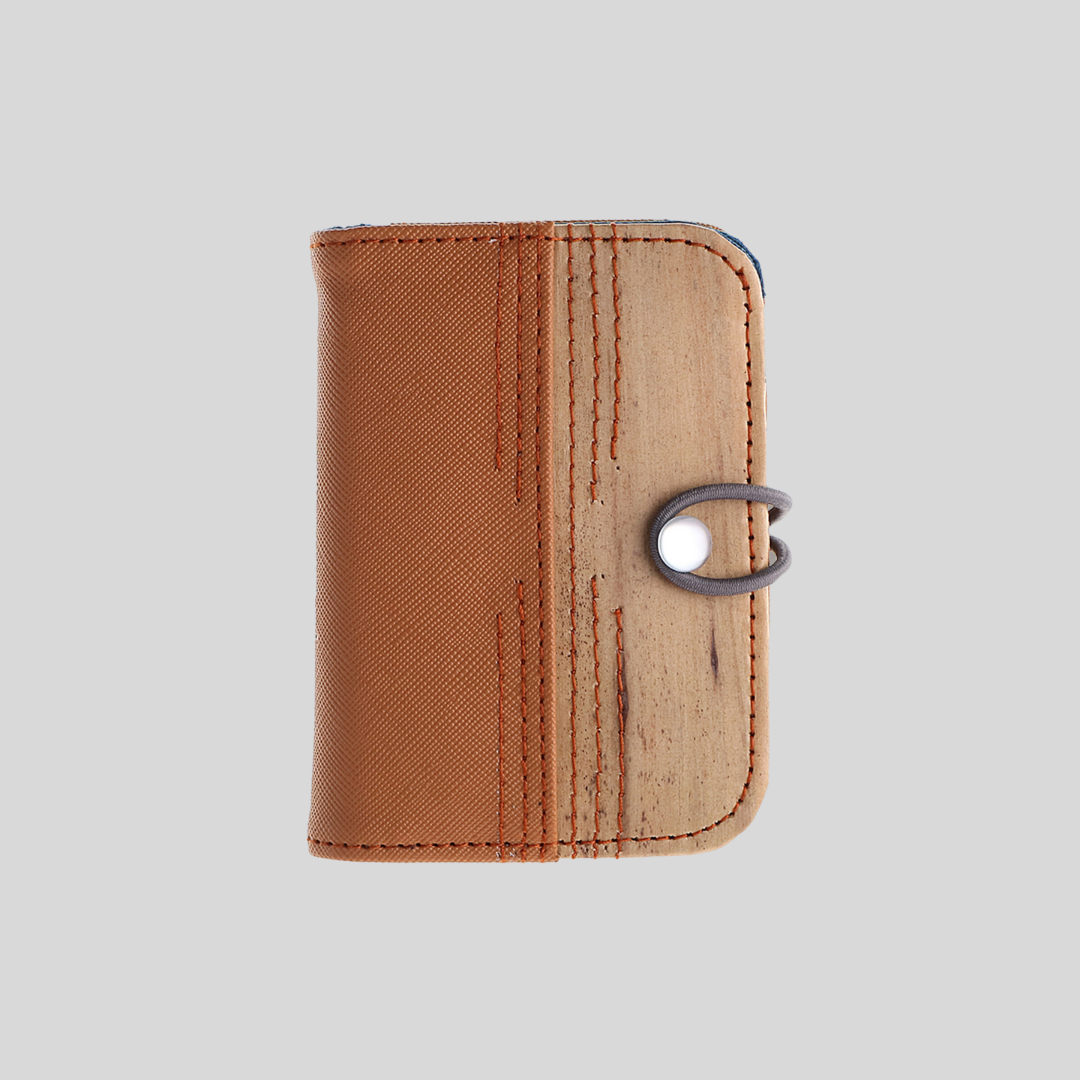 Pitaka Pocket-size Credit Card Wallet with 22 Card Sleeves - Caramel Brown