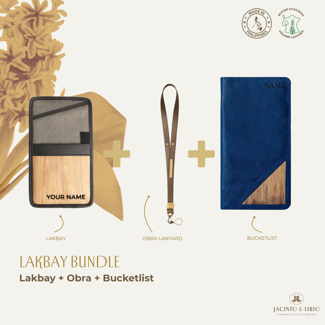 Travel Bundle – Lakbay + Obra + Bucketlist, Travel Wallet, Jacinto & Lirio, Jacinto & Lirio. - Jacinto & Lirio