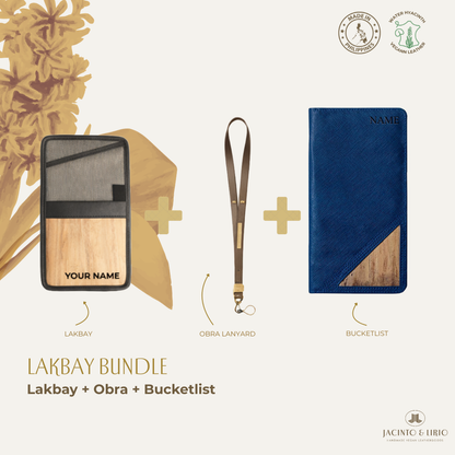 Travel Bundle – Lakbay + Obra + Bucketlist, Travel Wallet, Jacinto & Lirio, Jacinto & Lirio. - Jacinto & Lirio