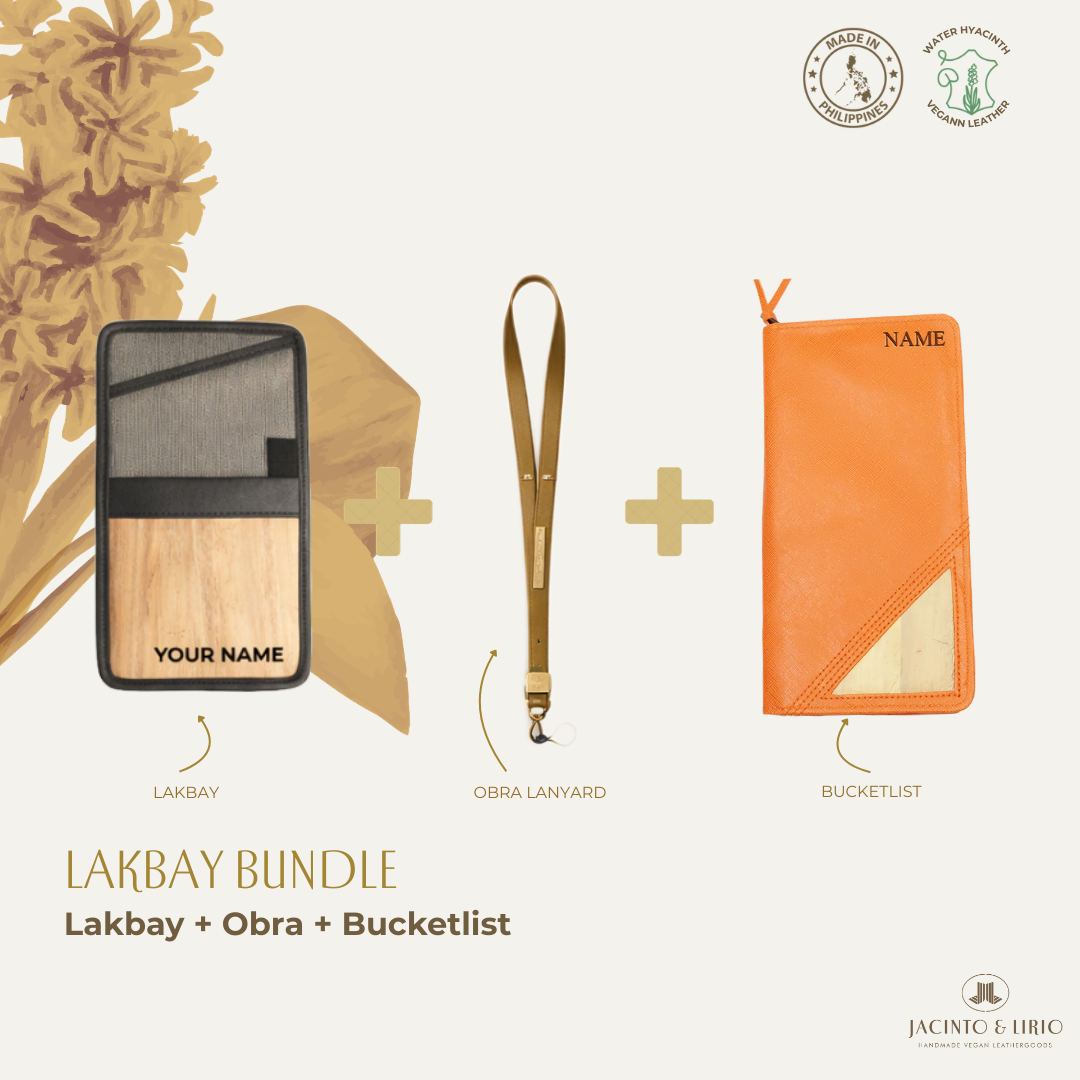 Travel Bundle – Lakbay + Obra + Bucketlist, Travel Wallet, Jacinto & Lirio, Jacinto & Lirio. - Jacinto & Lirio