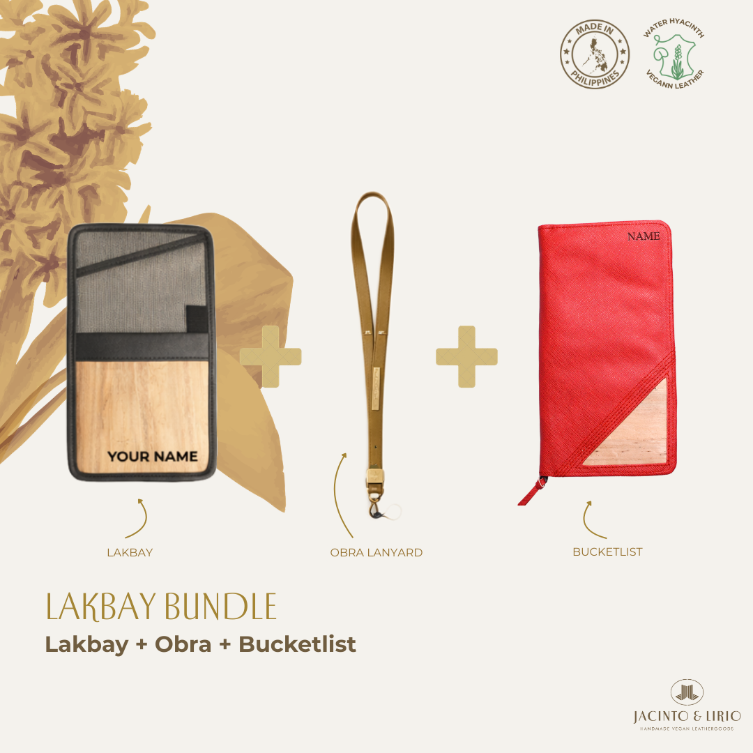 Travel Bundle – Lakbay + Obra + Bucketlist, Travel Wallet, Jacinto & Lirio, Jacinto & Lirio. - Jacinto & Lirio